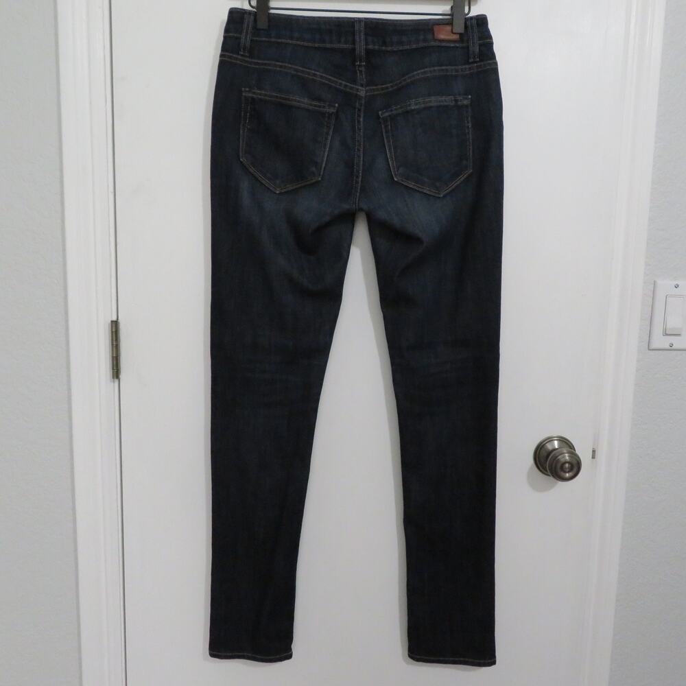 Paige Women Sz 25 Dark Wash Troy Boy Jeans Skinny Cut Denim Jeans - Picture 2 of 7
